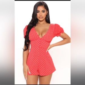Fashion Nova Printed romper